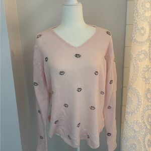 Wooden Ships Pink Knit Sweater
